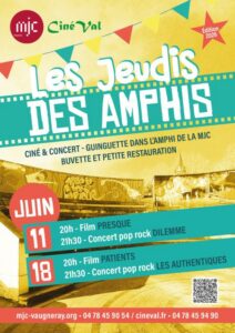 Visuel de l’événement Les Jeudis des Amphis à Vaugneray, Jeudi 11 Juin