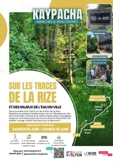 Visuel de l’événement Balade  »Sur les traces de la Rize oubliée » à Lyon, Samedi 6 Juin