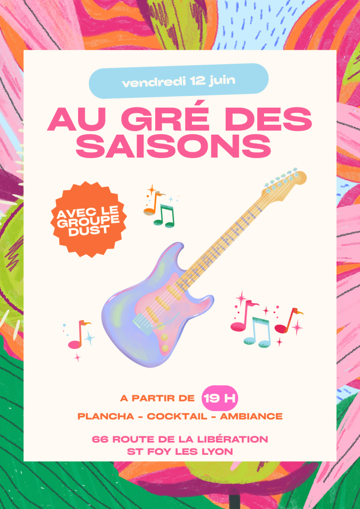 Visuel de l’événement Soirée d’été à Sainte-Foy-lès-Lyon, Vendredi 12 Juin