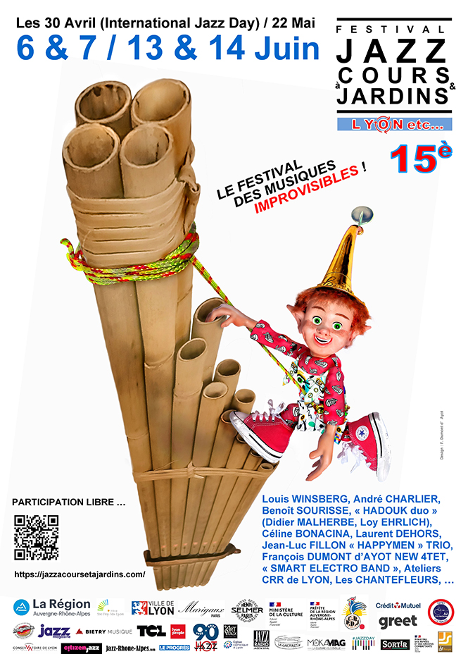 Visuel de l’événement Festival Jazz à Cours et à Jardins à Sainte-Foy-lès-Lyon, Dimanche 14 Juin