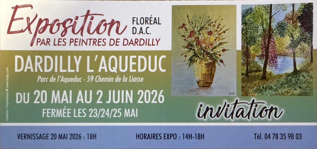 Visuel de l’événement Dardilly Art et Culture FLORÉAL à Dardilly, Du 20 mai au 2 juin 2026