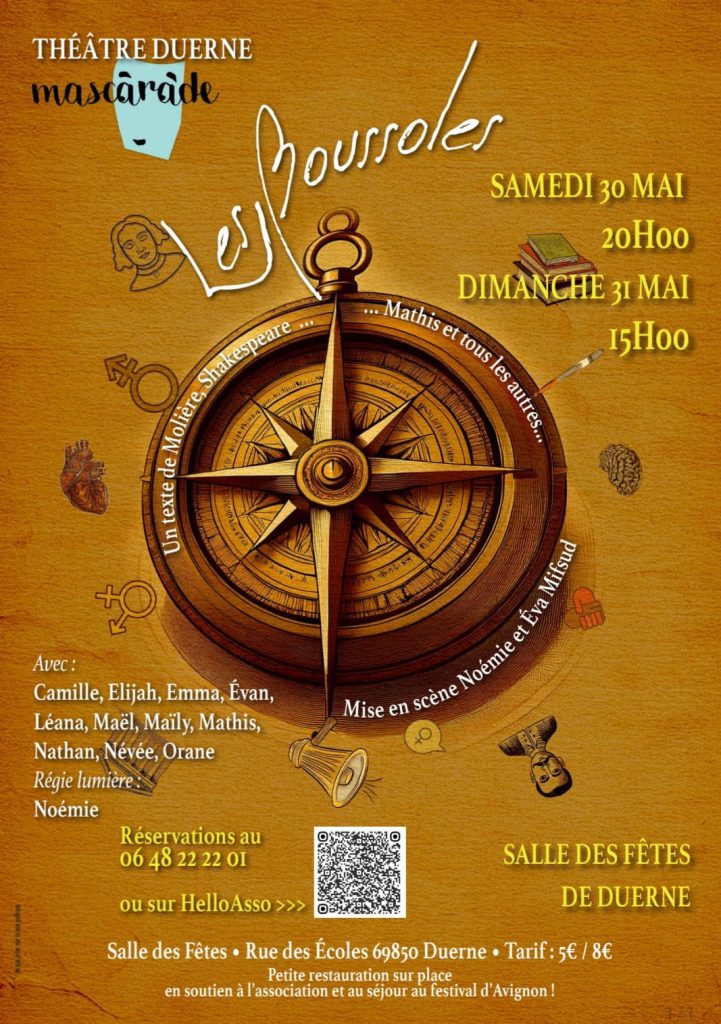 Visuel de l’événement Théâtre – Troupe Mascarade à Duerne, Du 30 au 31 mai 2026