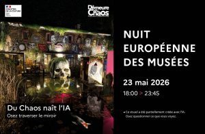 Visuel de l’événement Nuit des Musées 2026 à la Demeure du Chaos à Saint-Romain-au-Mont-d'Or, Samedi 23 Mai