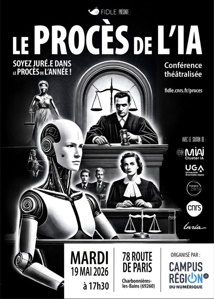 Visuel de l’événement Le Procès de l’IA – Une expérience immersive à Charbonnières-les-Bains, Mardi 19 Mai