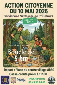 Visuel de l’événement Action citoyenne à Bully, Dimanche 10 Mai