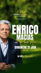 Visuel de l’événement Concert Enrio Macias en plein air à La Tour-de-Salvagny, Dimanche 21 Juin
