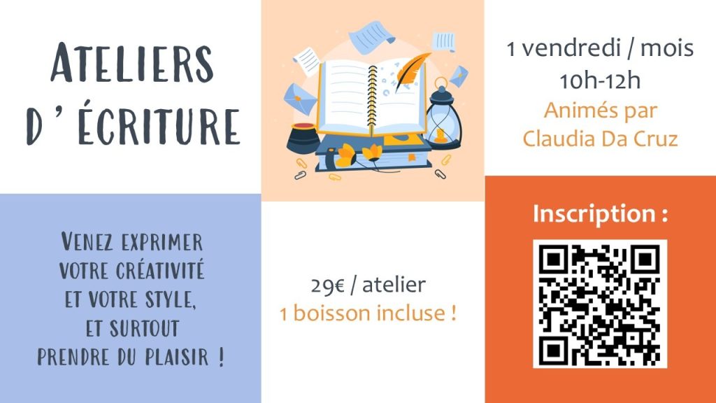 Affiche de l'événement Atelier d'écriture à Chaponost