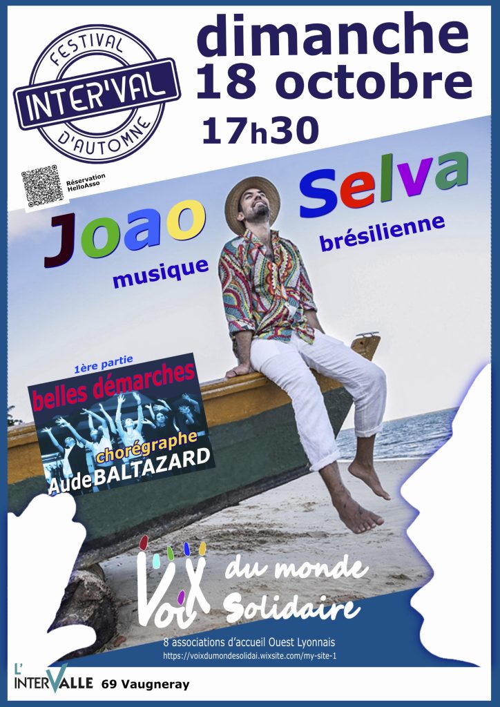 Affiche de l'événement Festival Inter'Val d'Automne - JOAO SELVA, "Musique brésilienne