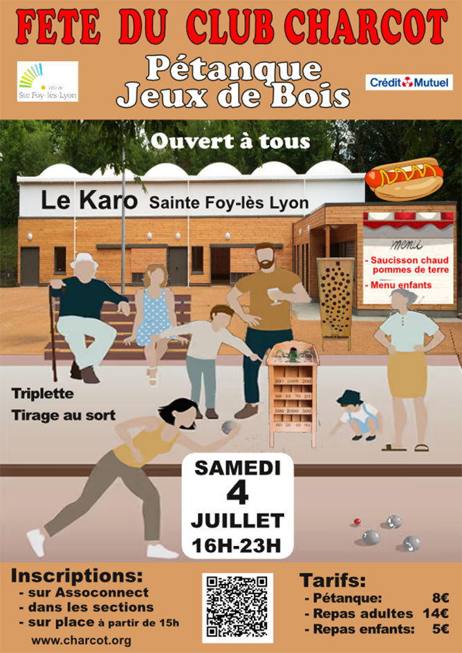 Affiche de l'événement Fête du Club Charcot