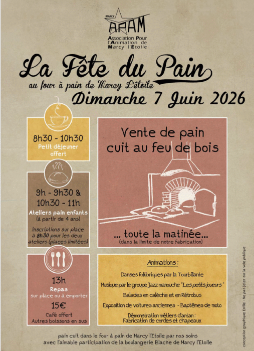 Affiche de l'événement Fête du pain