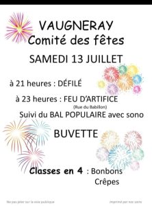 Affiche de l'événement Fête nationale