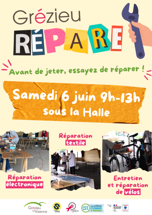 Affiche de l'événement Grézieu répare