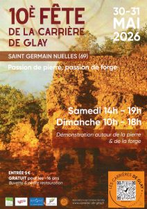 Affiche de l'événement La 10ème Fête de la Carrière de Glay