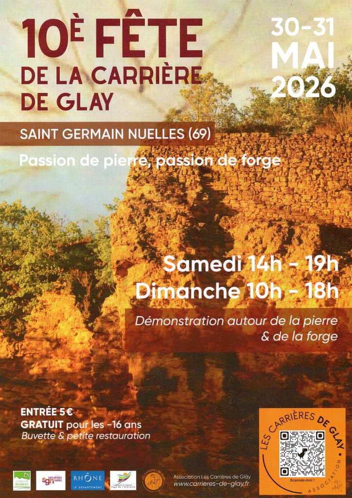 Affiche de l'événement La 10ème Fête de la Carrière de Glay