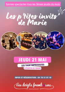 Affiche de l'événement Les Thur'Improvistes