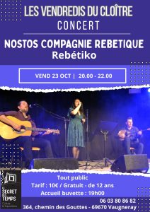 Affiche de l'événement Les vendredis du cloître: "Rebétiko