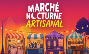 Affiche de l'événement Marché nocturne artisanal