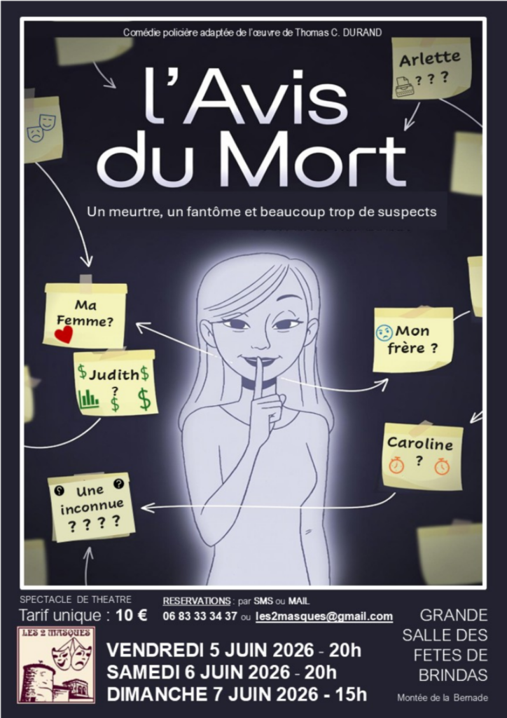 Affiche de l'événement Pièce de théâtre: L'Avis du Mort