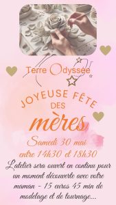 Affiche de l'événement Poterie et fête des mères