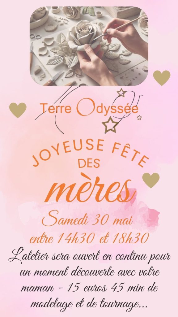 Affiche de l'événement Poterie et fête des mères
