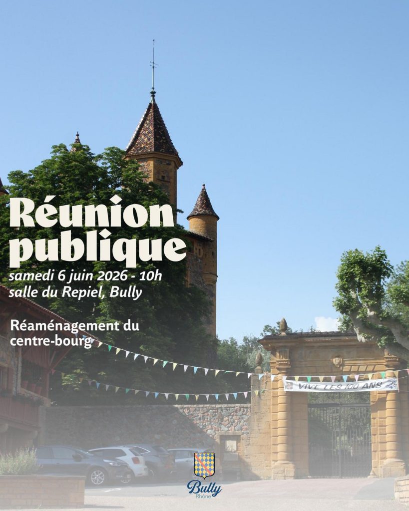 Affiche de l'événement Réunion publique