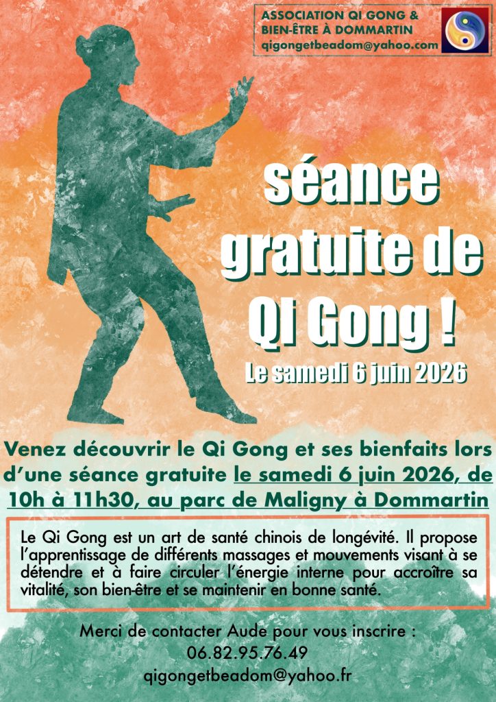 Affiche de l'événement Séance découverte de Qi Gong