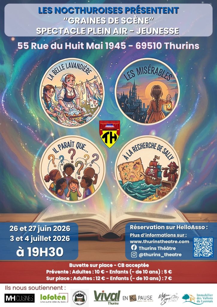 Affiche de l'événement Spectacle plein air "Graines de scène"