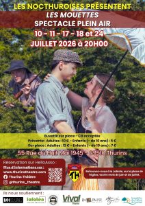 Affiche de l'événement Spectacle plein air: Les Mouettes