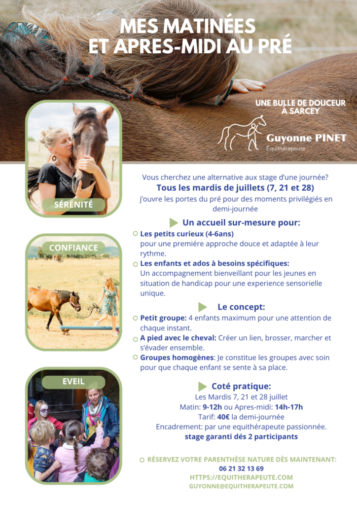 Affiche de l'événement Stage cheval et nature