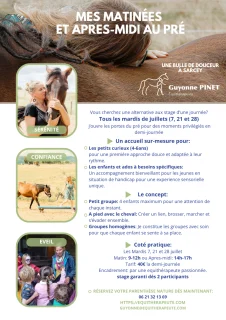 Affiche de l'événement Stage cheval et nature