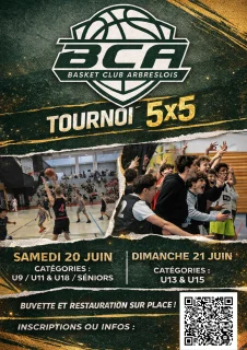 Affiche de l'événement Tournoi 5x5 du BCA