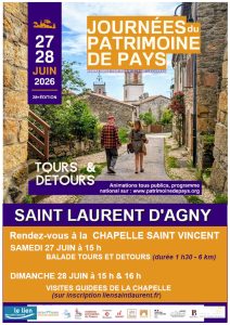 Affiche de l'événement Visite commentée: chapelle Saint Vincent