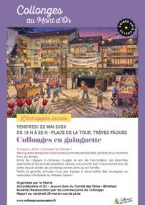 Visuel de l’événement Collonges en guinguette à Collonges-au-Mont-d'Or, Vendredi 8 Mai
