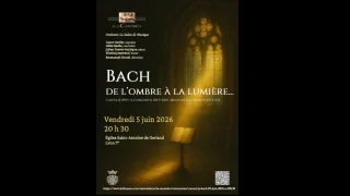 Visuel de l’événement BACH De « l&rsquo;ombre à la lumière » à Lyon, Vendredi 5 Juin