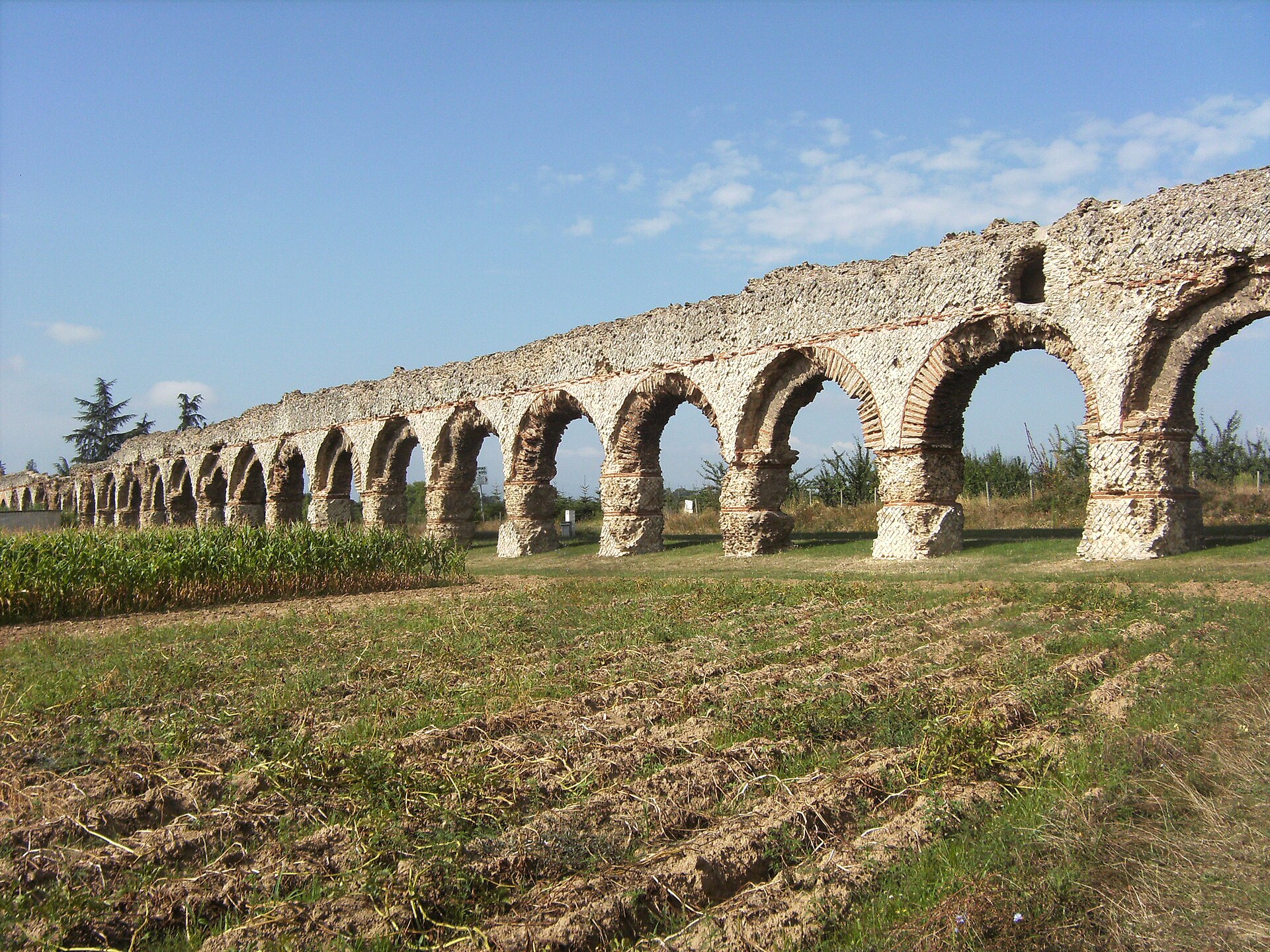 Aqueduc du Gier à Chaponost au Plat de l’Air
