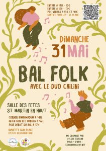 Visuel de l’événement Bal folk à Saint-Martin-en-Haut, Dimanche 31 Mai
