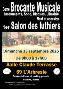 Affiche de l'événement 3e brocante musicale