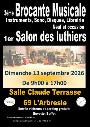 Affiche de l'événement 3e brocante musicale