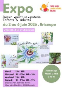Affiche de l'événement Exposition des ateliers dessin peinture poterie