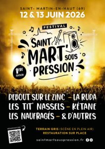 Affiche de l'événement Festival Saint Mart Sous Pression #1