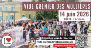 Affiche de l'événement Vide grenier des Mollières