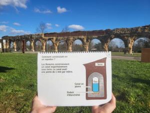 Affiche de l'événement Visite guidée adaptée de l'Aqueduc romain du Gier