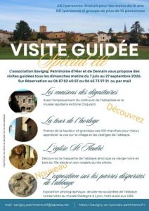 Affiche de l'événement Visite guidée de Savigny