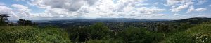 Panorama depuis Saint-Cyr-au-Mont-d’Or vers Lyon et les Monts d’Or