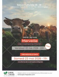 Visuel de l’événement Merveille à Brignais, Vendredi 22 Mai