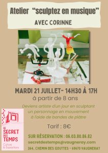 Affiche de l'événement Atelier "Sculptez en musique"