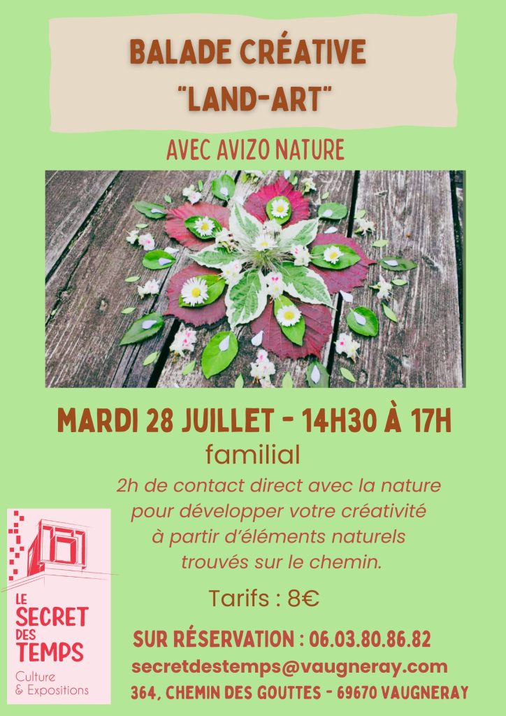 Affiche de l'événement Balade créative et Land-Art