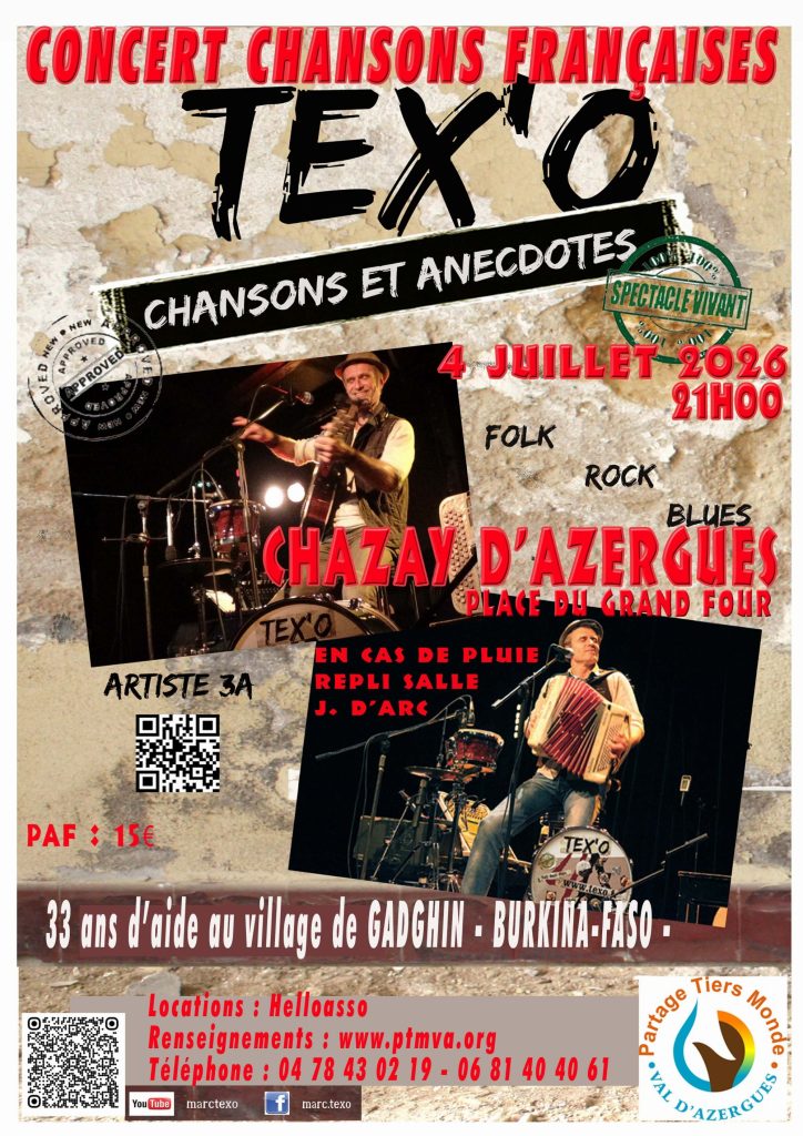 Affiche de l'événement Concert TEX'O