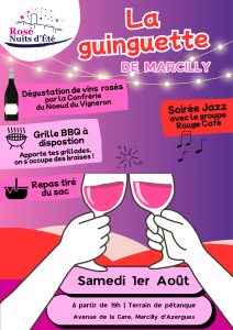 Affiche de l'événement Rosé nuit d'été