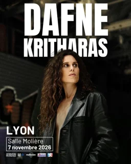 Visuel de l’événement Dafné Krtiharas en concert à La Salle Molière à Lyon, Samedi 7 Novembre